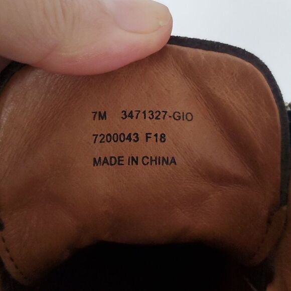 Frye Lena Suede High Top Sneaker in Dark Taupe Grey Size 7 - Picture 13 of 16